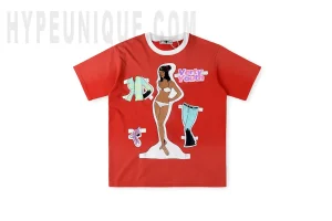 Vertabrae Punk style Orange Tee