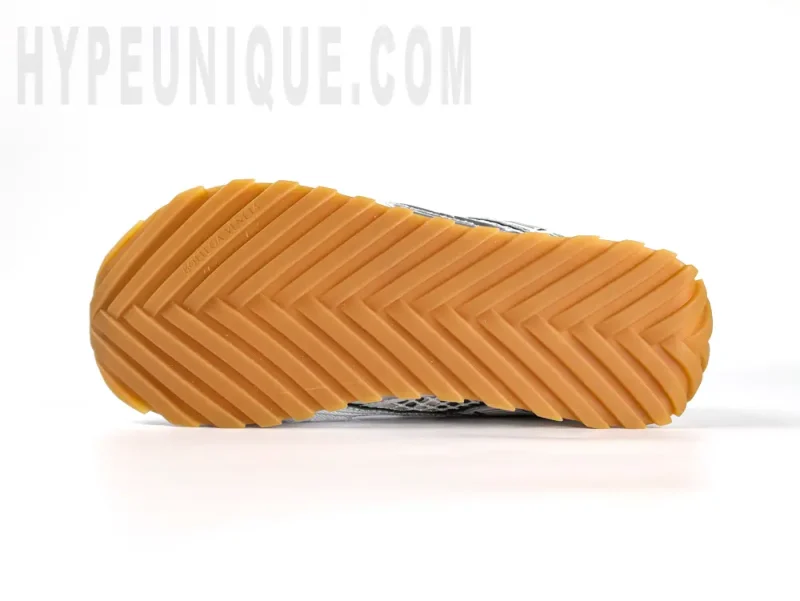 the brown outsole