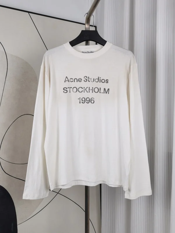 Acne 25ss 1996 Mottled Logo T-Shirt