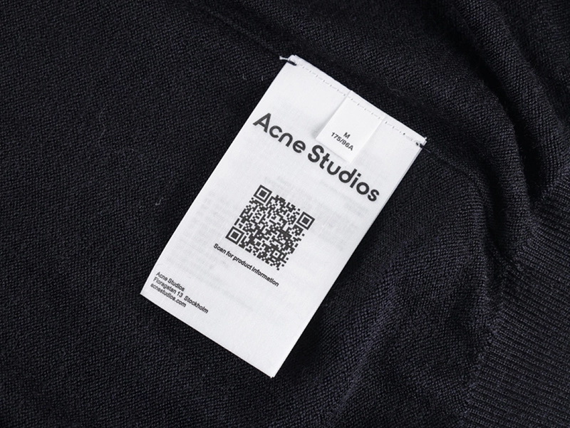 Acne Wool Jacket with Back Bow Logo