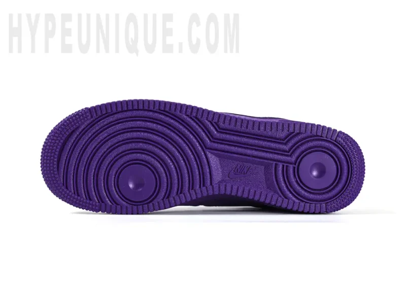 the purple outsole