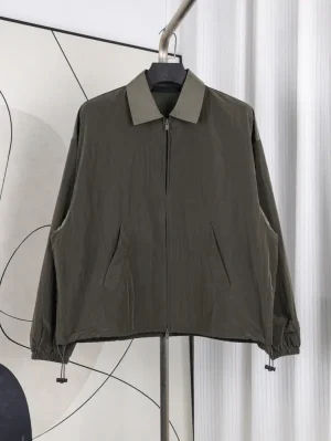 Fear of God Essentials Women's Crinkle Nylon Shell Bomber