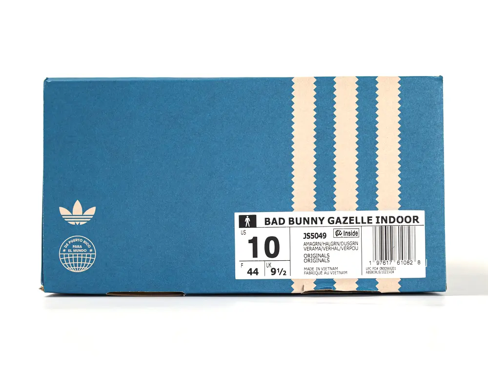 blue shoe box