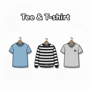 Tee and Shirt