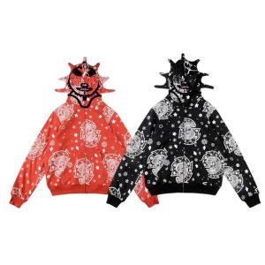 the black and red