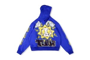 the blue font side