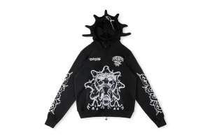 Glory Thorn Full Zip Hoodie (Black)