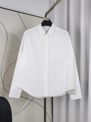 L*ewe Chest Pocket Embroidered Logo Shirt