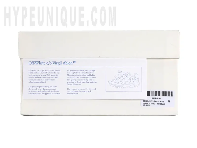 the white shoe box
