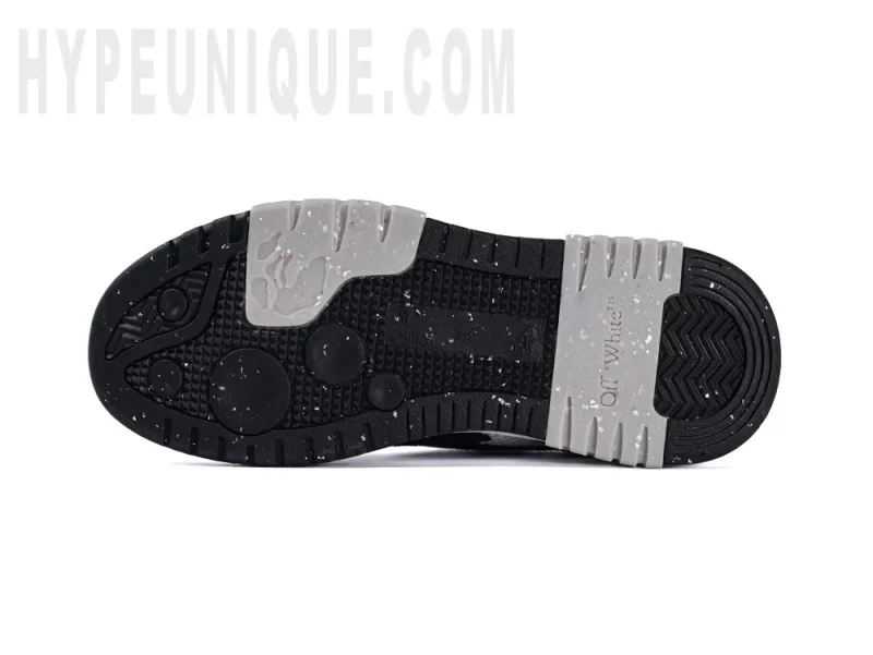 the white and black gray outsole