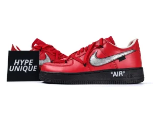 Off-White x Air Force 1 Low Red Custom version