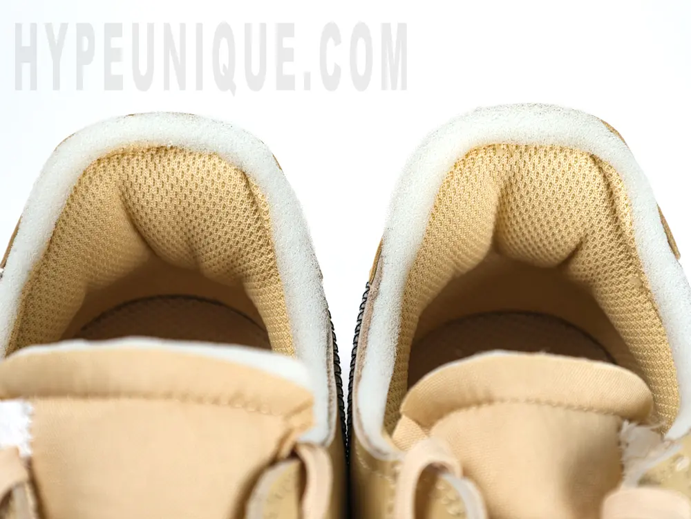 Cotton shoe opening