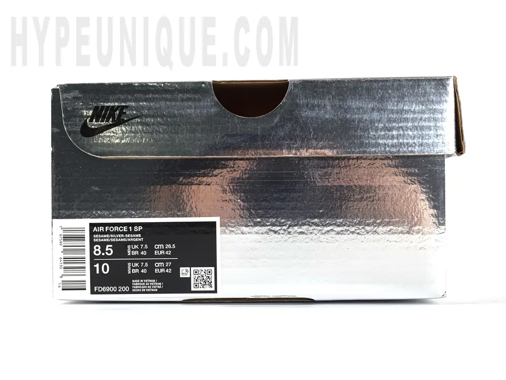 Silver shoe box