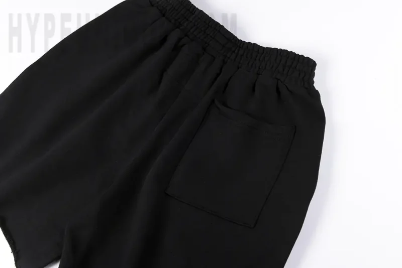 Sp5der Beluga Outline Sweatshort Black rear details