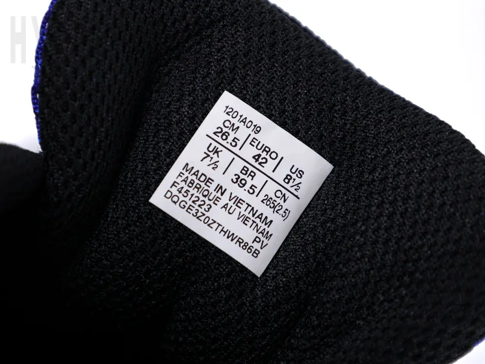 the size label