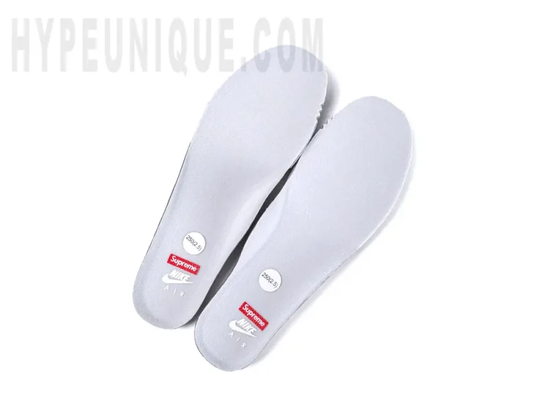 the white insole