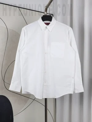 GG Oxford Cotton Shirt front view