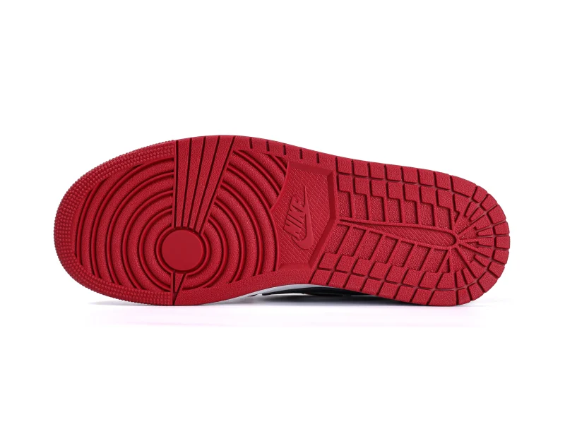 the red outsole