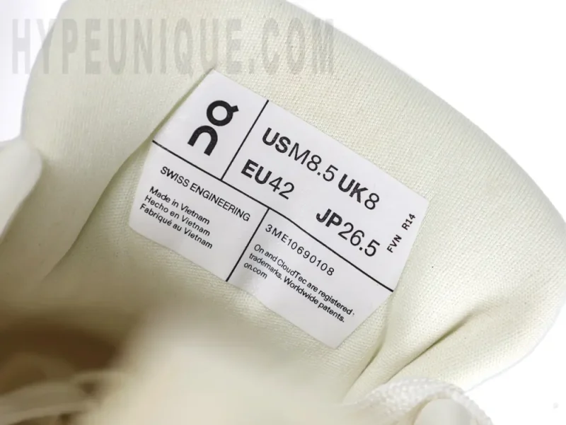the size label