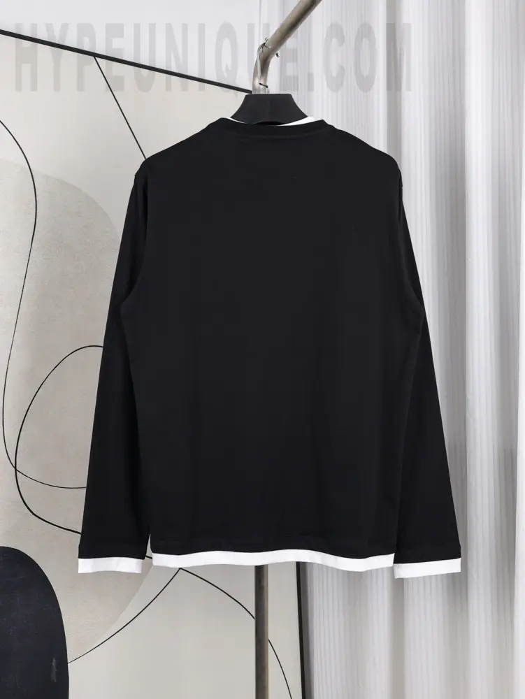 Prd Long-sleeved Cotton T-shirt Back view