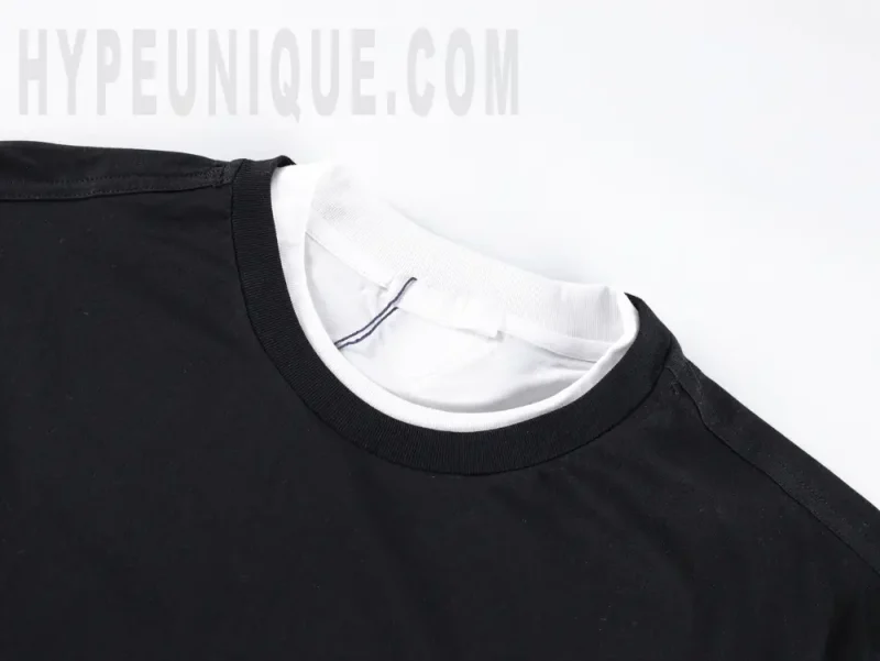 Prd Long-sleeved Cotton T-shirt Collar 2 pieces