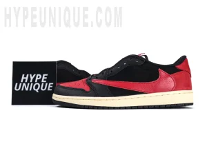 Travis Scott x Air Jordan 1 Low OG "Bred" Concept