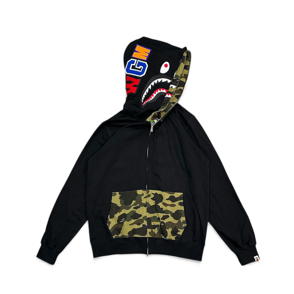 Hoodie shown on the left