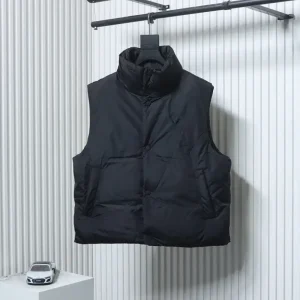 AMI Embossed Heart Down Vest