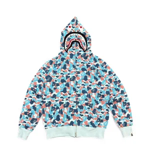 Blue hoodie front view