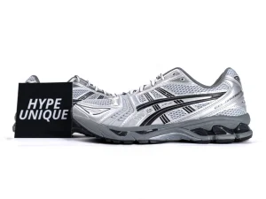 GEL-KAYANO 14 PURE SILVER/BLACK fton view
