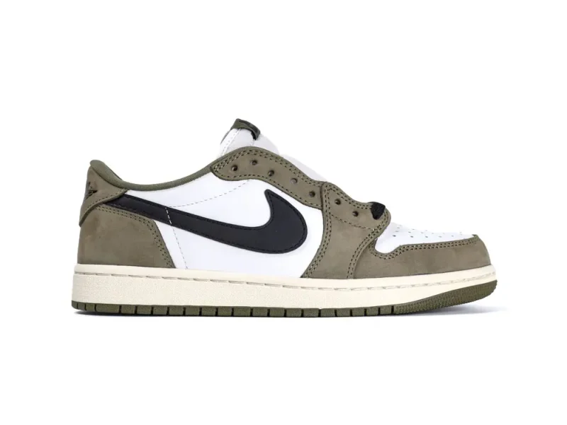 Front view of the outside of the right shoe
