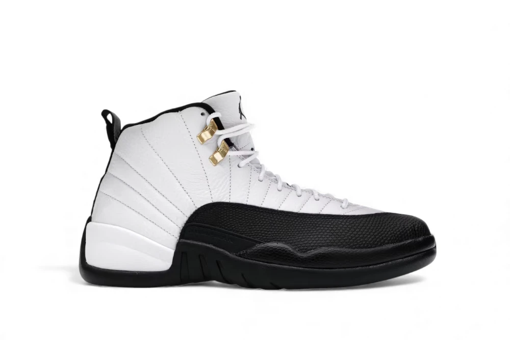 Jordan 12 Retro Taxi (2025) Right Foot Front View