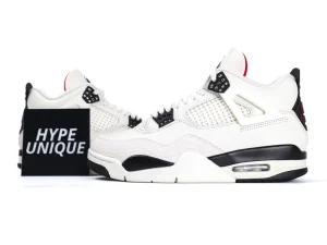 Jordan 4 “Flight Club” and front view (left side).