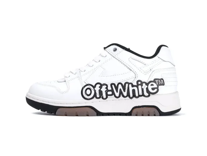Off-White Out of Office Low 'Logo Print - White Black' - Image 3