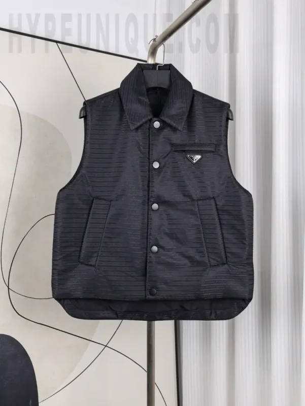 PRD Black Nylon Padded Vest