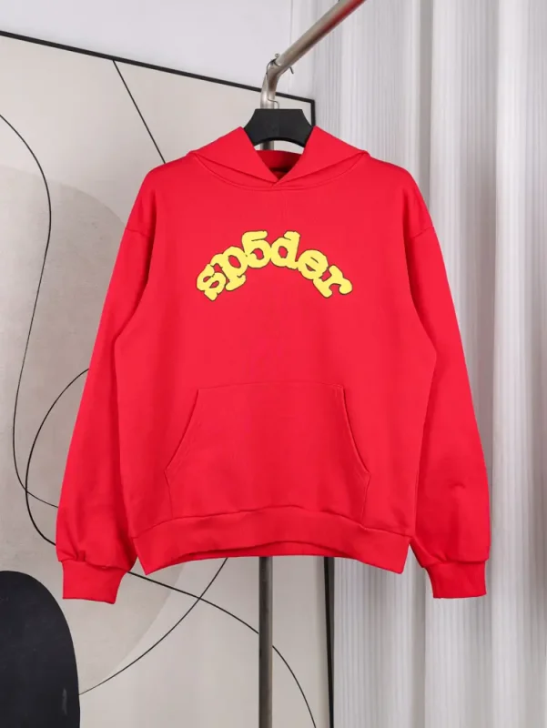 Sp5der OG Logo Hoodie 'Red'