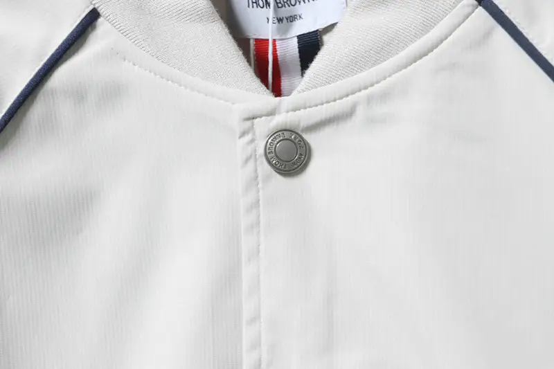 TB Four-Stripe Jacket Neckline
