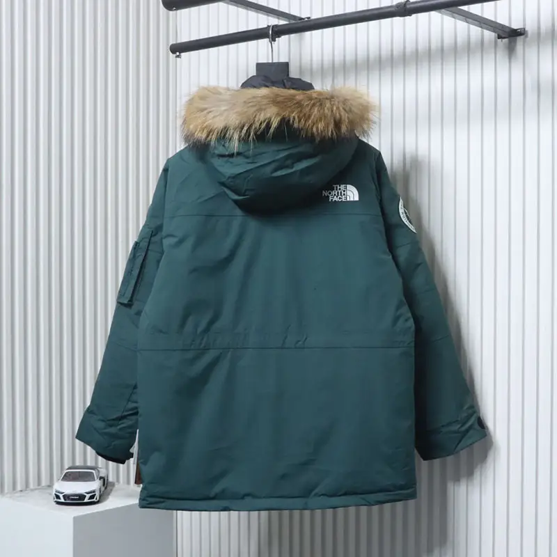 TNF Limited Polar Collaboration Workwear Fur Collar Hooded Down Jacket