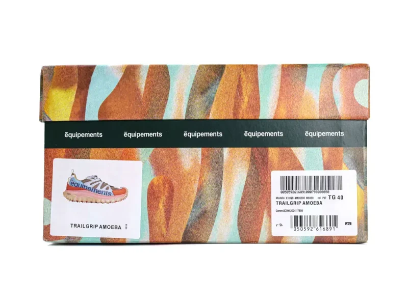 Trailgrip Amoeba Orange Sneakers - Image 14