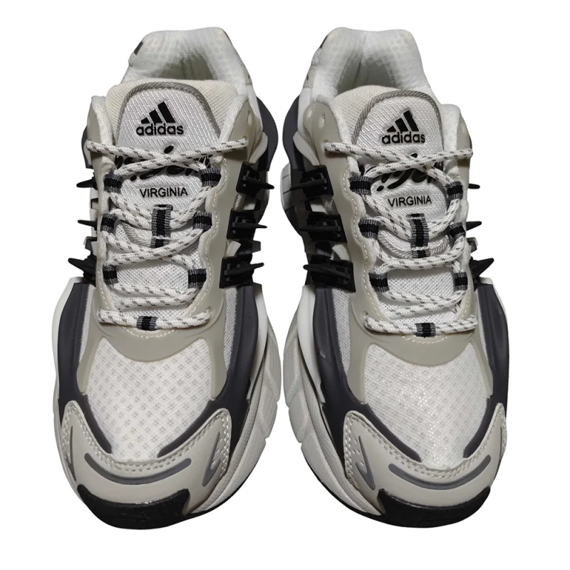 Adistar Jellyfish Pharrell Williams Solid Grey Black Front View (Top View)
