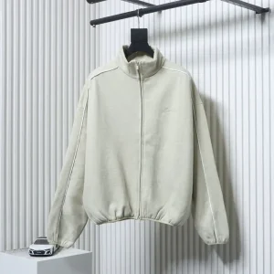 Fear of God Essentials Embroidered Zip-up Sweatshirt Jacket