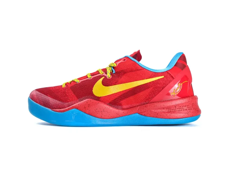 Front view of the inside of the left shoe