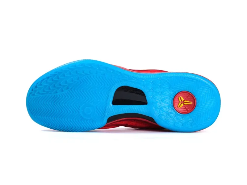 the blue outsole