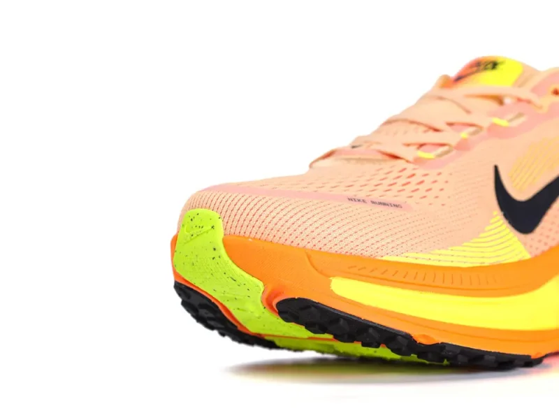 Nike running shoe in orange tones