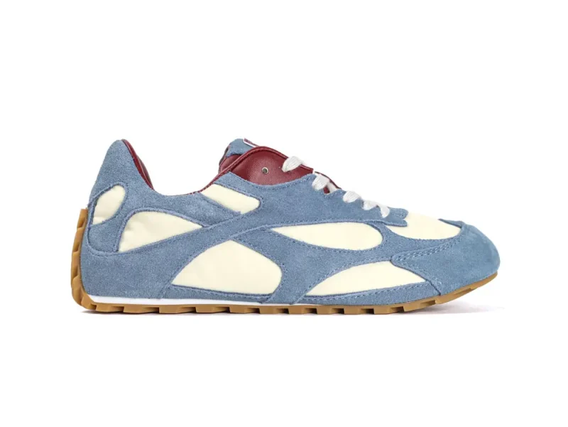 gray left shoe outer side