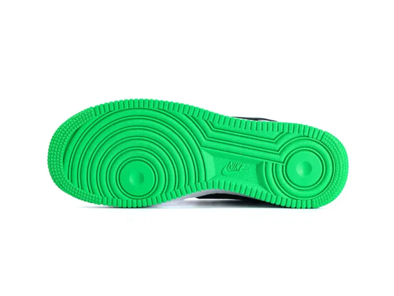 the green outsole