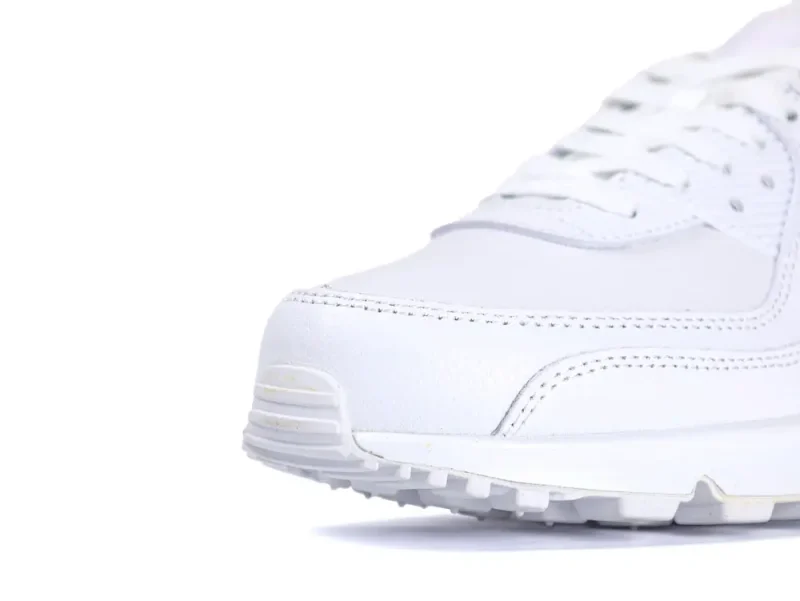 the white toe box