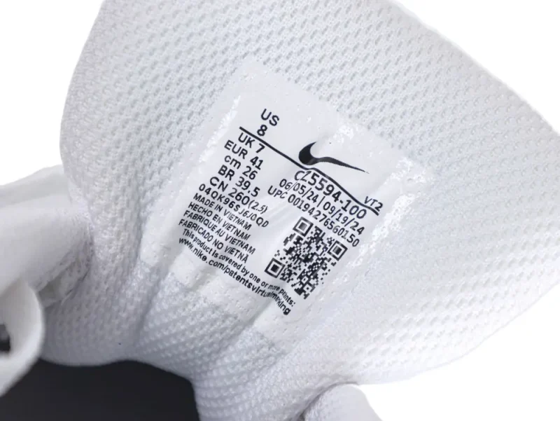 the size label
