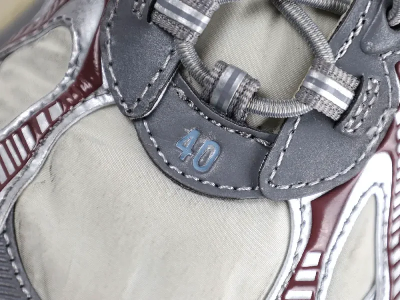 Shoe tongue and trouser hem