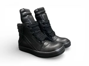 Rick Owens Lido Jumbo Laced Geobasket High 'Black'